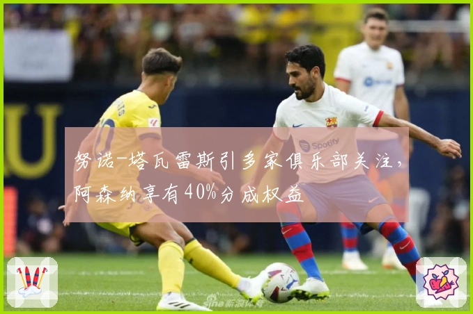 努诺-塔瓦雷斯引多家俱乐部关注，阿森纳享有40%分成权益